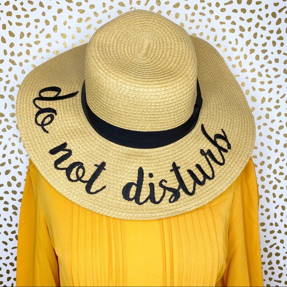 do not disturb sun hat
